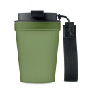 Vaso de polipropileno con cuerda de RPET y tapa