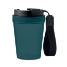 Vaso de polipropileno con cuerda de RPET y tapa