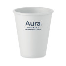 Vaso reutilizable de PLA de maíz de pared simple 200ml