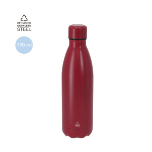 Botella de acero inoxidable reciclado mate 790ml