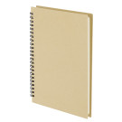 Libreta de cartón reciclado con planificador mensual