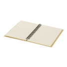 Libreta de cartón reciclado con planificador mensual