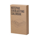 Portanotas con calendario perpetuo y soporte para móvil