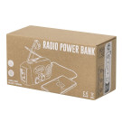 Radio de emergencia multifunción con linterna y carga solar