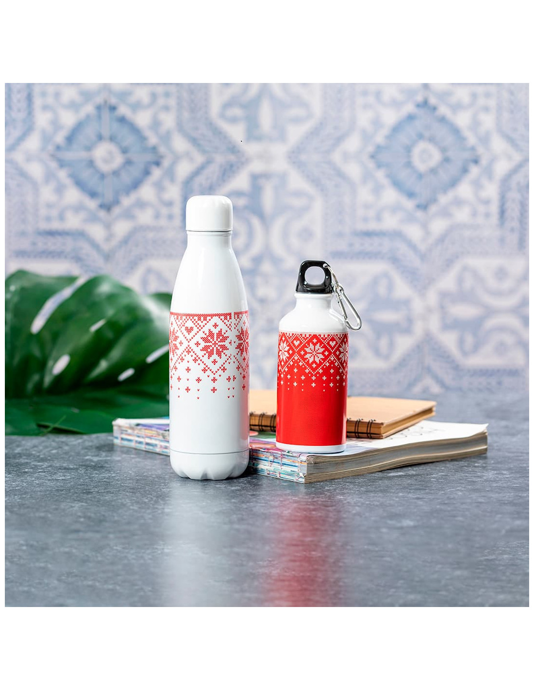 Botella de Navidad de Acero Inoxidable 790ml Botella de Navidad de Acero Inoxidable 790ml