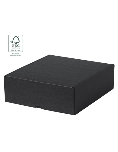 Caja de presentación negra grande