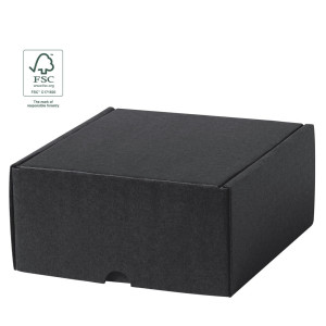 Caja de presentación negra pequeña