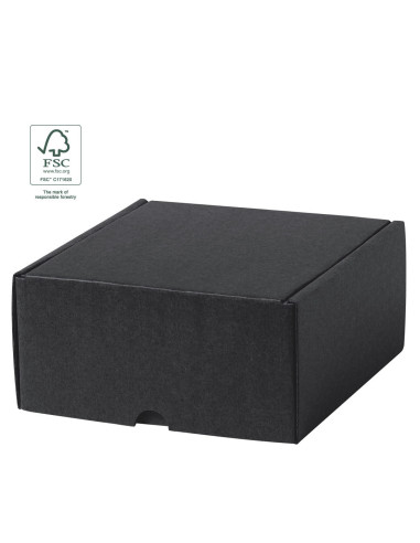 Caja de presentación negra pequeña
