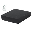 Caja de presentación negra mediana