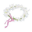Diadema de flores con luces LED