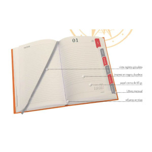 Agenda personalizada a todo color en tapa dura 2