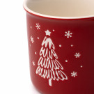 Taza con árbol de Navidad bajo relieve 280ml
