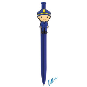 Bolígrafo figura policía nacional