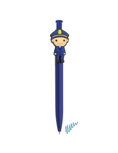 Bolígrafo figura policía nacional