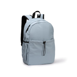 Mochila de nylon con bolsillo frontal de cierre elástico 17L