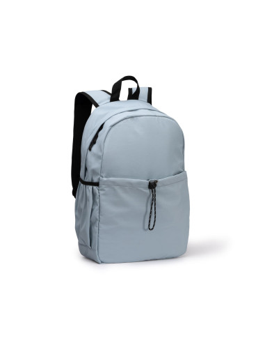 Mochila de nylon con bolsillo frontal de cierre elástico 17L