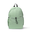 Mochila de nylon con bolsillo frontal de cierre elástico 17L
