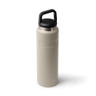 Botella térmica de acero inox reciclado con tapón mosquetón 550ml