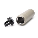 Botella térmica de acero inox reciclado con tapón mosquetón 550ml