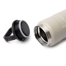 Botella térmica de acero inox reciclado con tapón mosquetón 550ml