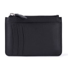 Cartera tarjetero de piel auténtica