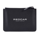 Cartera tarjetero de piel auténtica