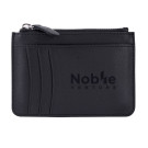 Cartera tarjetero de piel auténtica