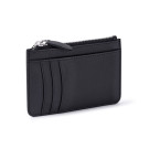 Cartera tarjetero de piel auténtica