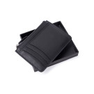 Cartera tarjetero de piel auténtica