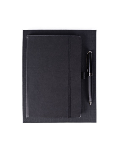 Set de escritura con libreta A5 y bolígrafo