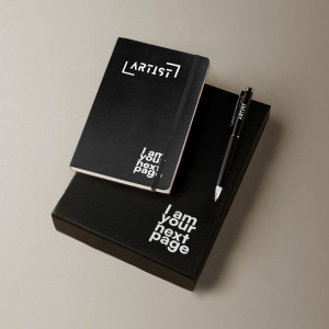 Set de escritura premium con libreta A5 y bolígrafo 2