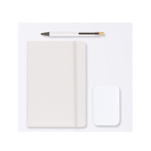 Set de regalo premium con libreta, boli y powerbank de 5000mAh 2
