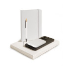 Set de regalo premium con libreta, boli y powerbank de 5000mAh