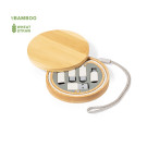 Set de Cables USB en Estuche de Bambú Personalizado