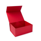 Caja de presentación roja con cierre imantado