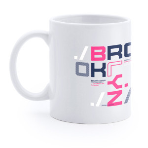 Taza cerámica de 350 ml blanca | Taza para sublimación con asa 2