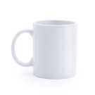 Taza cerámica de 350 ml blanca | Taza para sublimación con asa