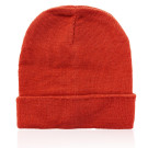 Gorro de punto elástico con dobladillo