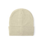 Gorro de punto elástico con dobladillo