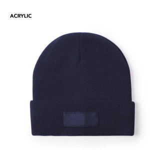 Gorro de punto elástico de doble capa