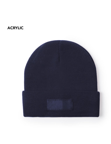 Gorro de punto elástico de doble capa