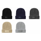 Gorro de punto de canalé