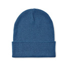 Gorro de punto suave con dobladillo