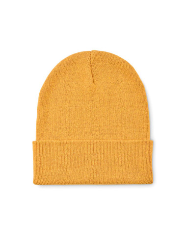 Gorro de punto suave con dobladillo
