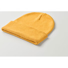 Gorro de punto suave con dobladillo