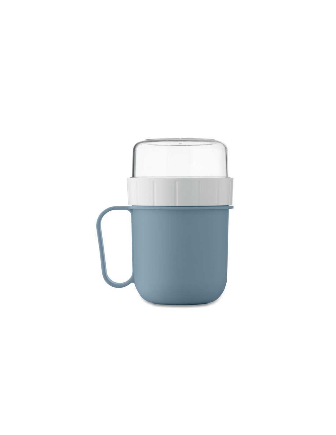 Taza de desayuno para llevar con doble recipiente Taza de desayuno para llevar con doble recipiente