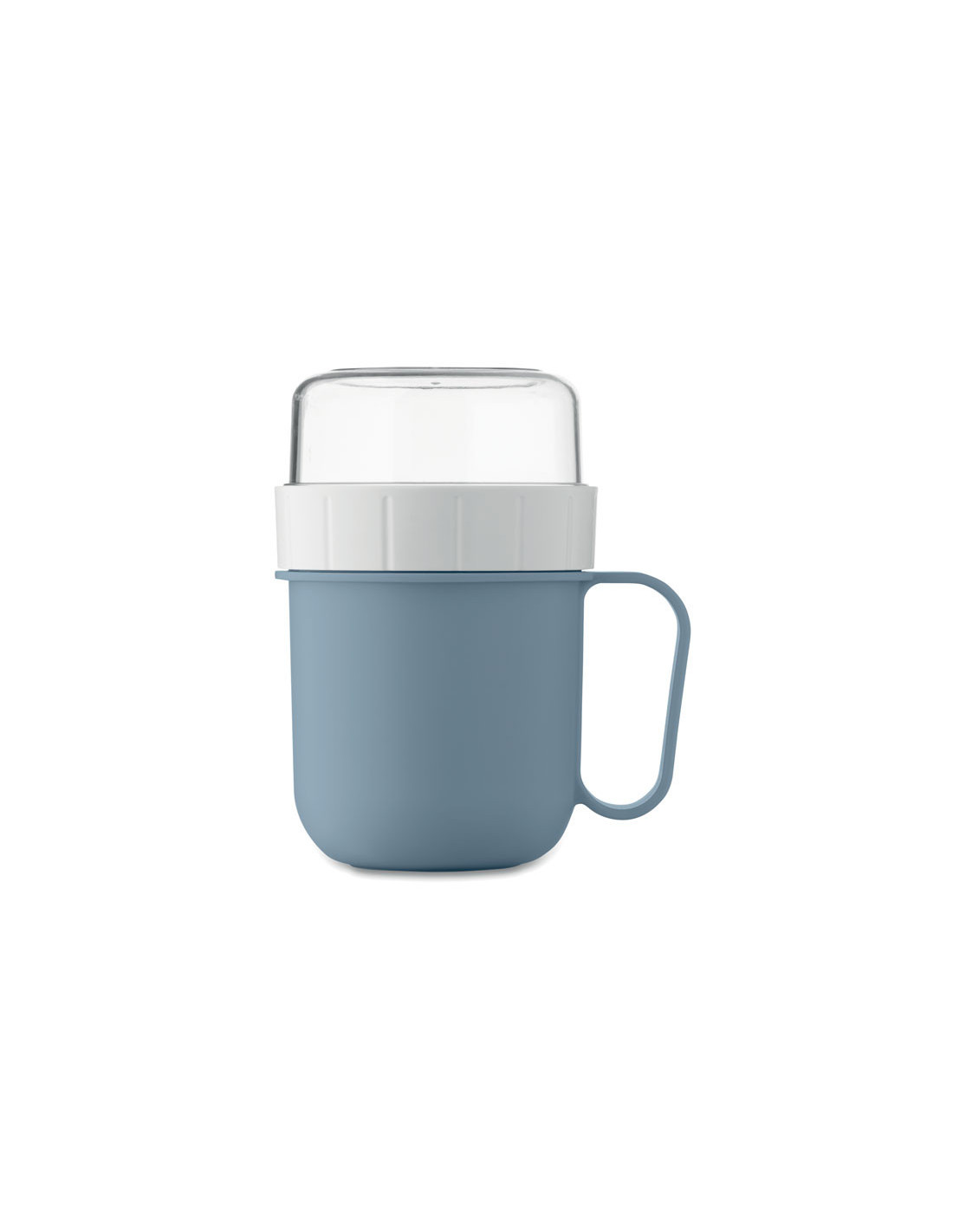 Taza de desayuno para llevar con doble recipiente Taza de desayuno para llevar con doble recipiente