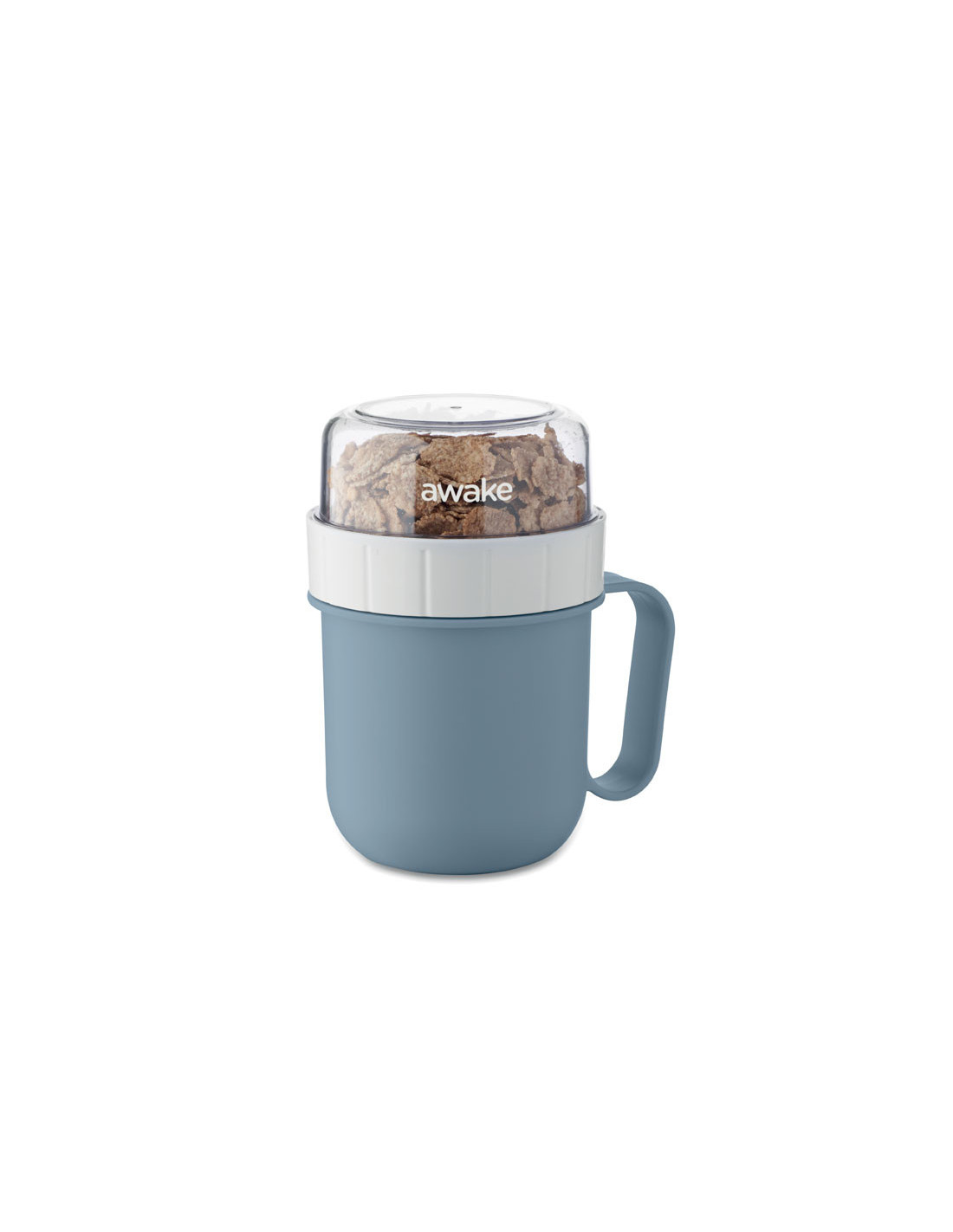 Taza de desayuno para llevar con doble recipiente Taza de desayuno para llevar con doble recipiente