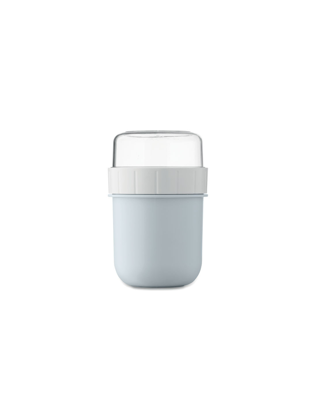 Taza de desayuno para llevar con doble recipiente Taza de desayuno para llevar con doble recipiente