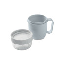 Taza de desayuno para llevar con doble recipiente Taza de desayuno para llevar con doble recipiente